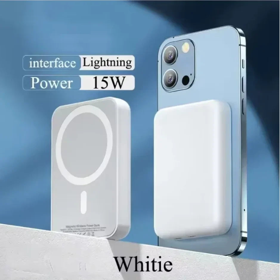 10000mAh Magnetic Wireless Power Bank, Qi2 Certified 15W MagSafe Wireless Charging & 22.5W PD Wired Fast Charging Portable External Battery Pack Compatible with iPhone 12-17 Pro Series and Android