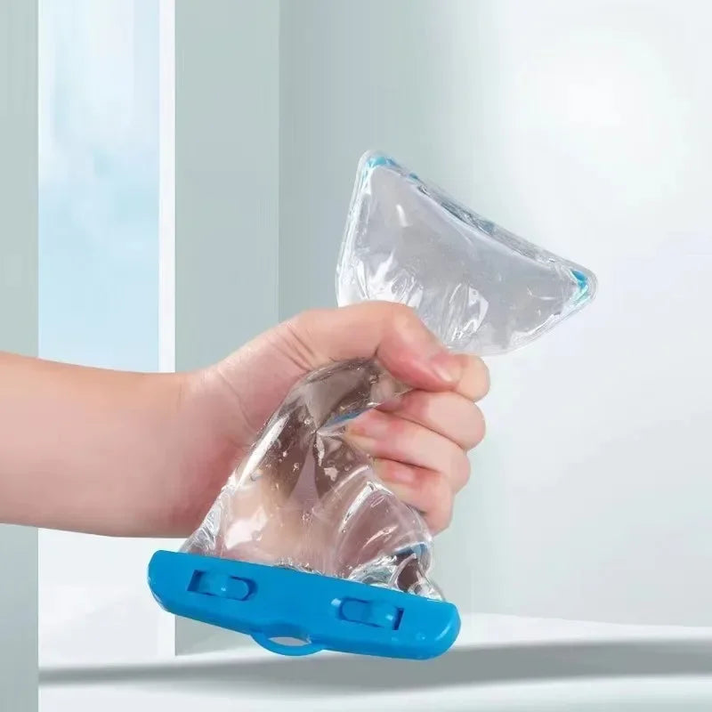 PVC Transparent Waterproof Phone Pouch Luminous Touchscreen Dry Bag with Seal Lock for Swimming Diving Hot Spring Rafting