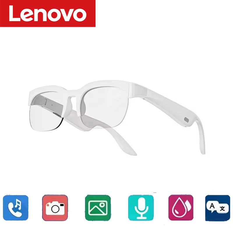 Lenovo Smart Glasses 2026 New AI Translation Bluetooth Conversation Recording Listening To Music Men Women Smart Sunglasses