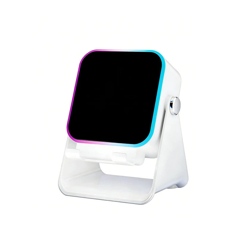 5-in-1 Auto Induction Wireless Bluetooth Speaker, 8 Modes RGB Breathing Light, Surround Stereo Sound, Portable Phone Stand Holder