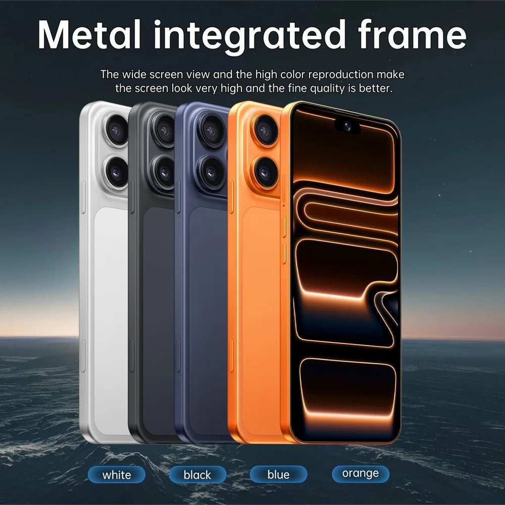 K-Touch New Ai iFone 17 Pro Maxi Android 5G Smartphone 7.3HD 22G+2TB Smart Mobile Phone 16+48MP Dual SIM 7800mAh Unlocked Cell Phone Global Version