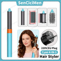 Sencicimen 6 IN 1 Multi Hair Styler Dryer Brush Negative Ion Air Styler for Auto-Wrap Curling Hair Styling Tools Hair Dryer Set