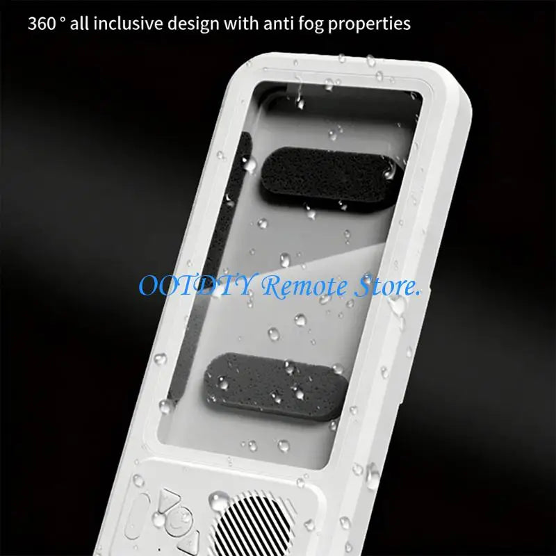 Waterproof Bluetooth-compatible Speaker For Shower IPX4 Rated Phone Holder