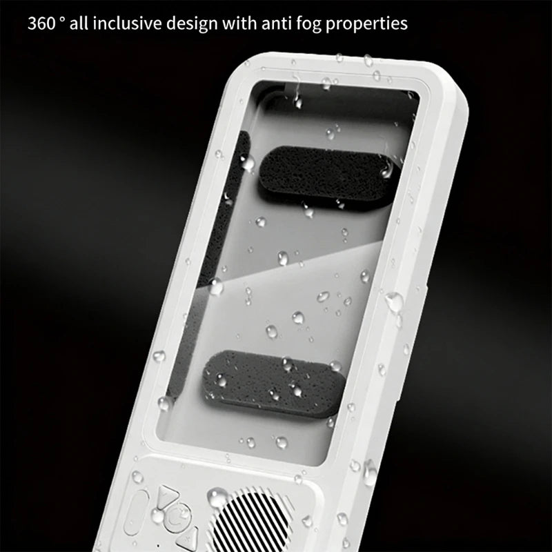 Waterproof Bluetooth-compatible Speaker For Shower IPX4 Rated Phone Holder