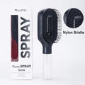 2-in-1 Sprayer Comb Detangling Scalp Massage Hairbrush with Spray Bottle Essential Oil Water Mist Spray Brush Anti-static Summer