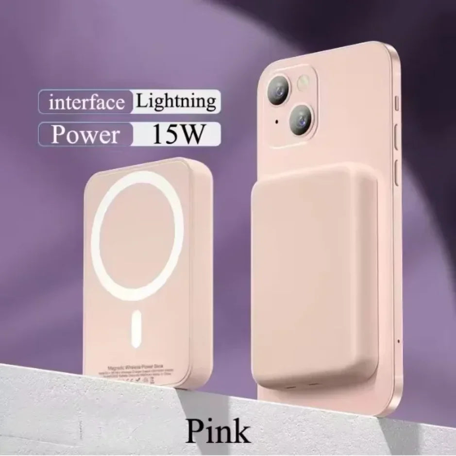 10000mAh Magnetic Wireless Power Bank, Qi2 Certified 15W MagSafe Wireless Charging & 22.5W PD Wired Fast Charging Portable External Battery Pack Compatible with iPhone 12-17 Pro Series and Android
