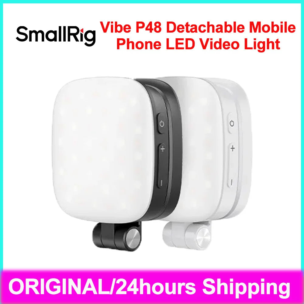 Smallrig Vibe P48 Magsafe Dual Color Temperature 2700K-5600K Fill Light For Android iPhone 16 Mobile Phone LED Video Light