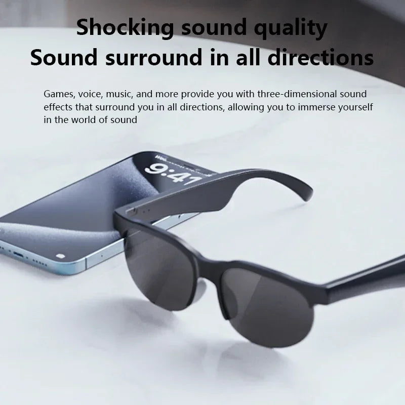 Lenovo Smart Glasses 2026 New AI Translation Bluetooth Conversation Recording Listening To Music Men Women Smart Sunglasses